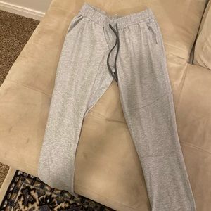 outdoor voices running sweats in fog